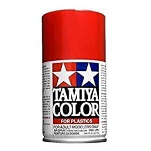 Tamiya America, Inc Lacquer Spray, TS-86 Brilliant Red, 100ml, TAM85086