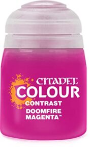 citadel contrast paint – doomfire magenta – 18ml pot