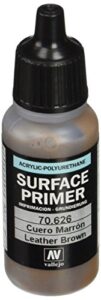 vallejo game air leather brown surface primer paint