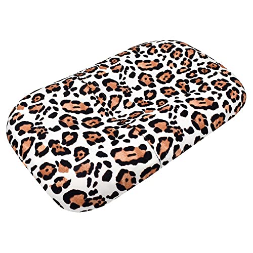 Little Jump Baby Lounger Cover for Newborn, Cotton Lounger Pillow Case for Babies, Snug Fitted Removable Slipcover, Babynest Cover for Boys & Girls (Leopard Print)