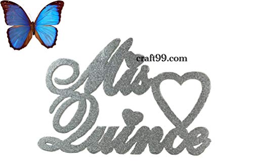 Glitter "Mis Quince Anos" Foam-Wall Hanging-Party Decorations (Silver, XL)