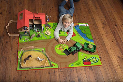 Schleich Farm World Playmat for Farm Animal Toys, Gift for Boys and Girls Ages 3 and Above