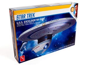 amt star trek u.s.s. excelsior 1:1000 scale model kit