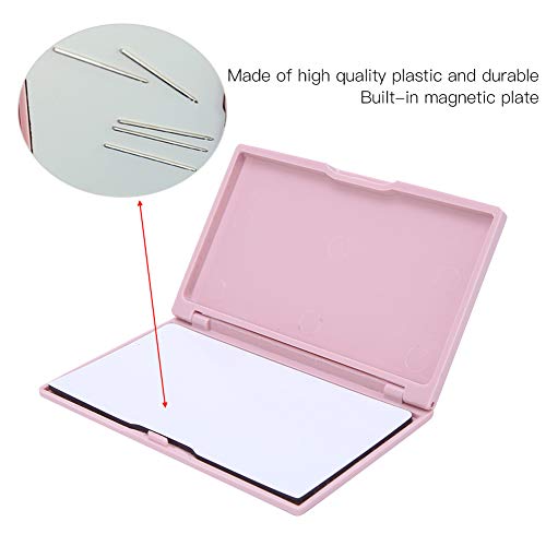 Zerodis Magnetic Needle Storage Case Manual DIY Sewing Stitching Needle Storage Case Magnetic Needle Keeper Sewing Knitting Pin Holder Case Organizer Container