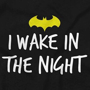 Brisco Brands I Wake in the Night Superhero Bat Baby Romper Boys or Girls