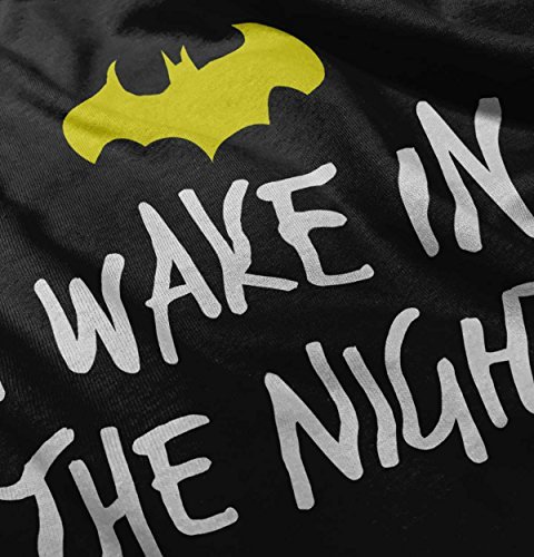 Brisco Brands I Wake in the Night Superhero Bat Baby Romper Boys or Girls