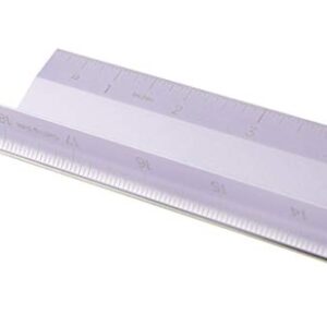 Cricut Metal Ruler - Safety Cutting Ruler for Use with Rotary Cutters, Cricut TrueControl knife, Xacto knife - Great For Quilting, Scrapbooking, Crafting and Paper Cutting - 18", [Lilac]