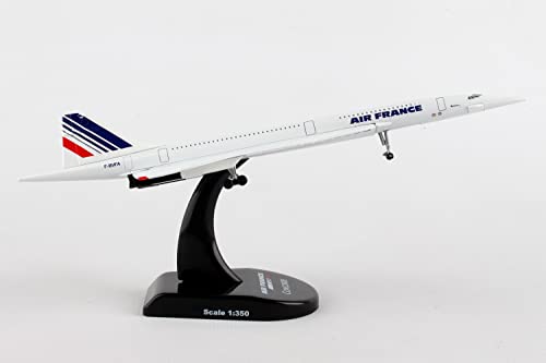 Daron Worldwide Trading Postage Stamp Air France Concorde 1/350 Airplane Model