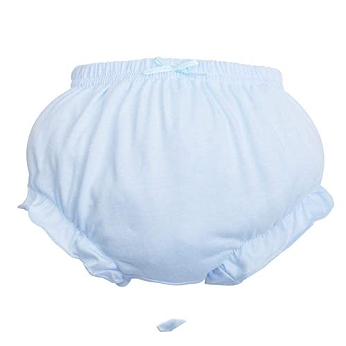 Newborn Toddler Baby Girls Underwear 4 Pack, Soft Briefs-Adorable Bloomers Panties Shorts for Baby Girls Washable Reusable Diaper Cover