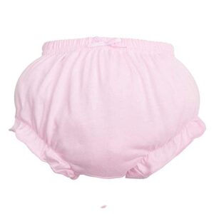 Newborn Toddler Baby Girls Underwear 4 Pack, Soft Briefs-Adorable Bloomers Panties Shorts for Baby Girls Washable Reusable Diaper Cover