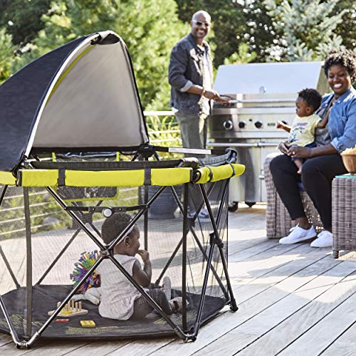 Evenflo Play-Away Portable Playard Deluxe, Adventurer , 15 Sq Ft (Pack of 1)