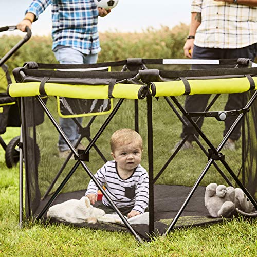 Evenflo Play-Away Portable Playard Deluxe, Adventurer , 15 Sq Ft (Pack of 1)