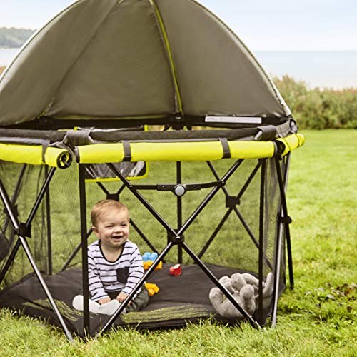 Evenflo Play-Away Portable Playard Deluxe, Adventurer , 15 Sq Ft (Pack of 1)