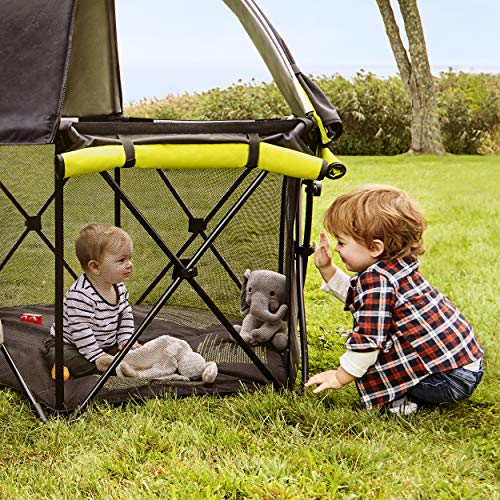 Evenflo Play-Away Portable Playard Deluxe, Adventurer , 15 Sq Ft (Pack of 1)