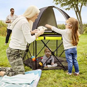 Evenflo Play-Away Portable Playard Deluxe, Adventurer , 15 Sq Ft (Pack of 1)