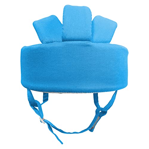 Ocanoiy Baby Safety Helmet Toddler Children Headguard Infant Head Cushion Protective Harnesses Cap Soft Adjustable Kid Safety Hat Head Protector (Blue)