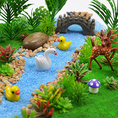 110pcs Model Plants Miniature Toy Trees Train Scenery Fairy Garden Trees Diorama Trees Model Scenery Railway Park Garden Scene Architecture Wargame Trees Model