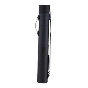 amleso drawing tube blueprint case telescoping large black expands to 53 inches poster tube with strap