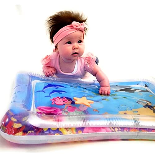 Baby/Toddler Play Mat, Inflatable Water Sensory Play Mat, Tummy Time