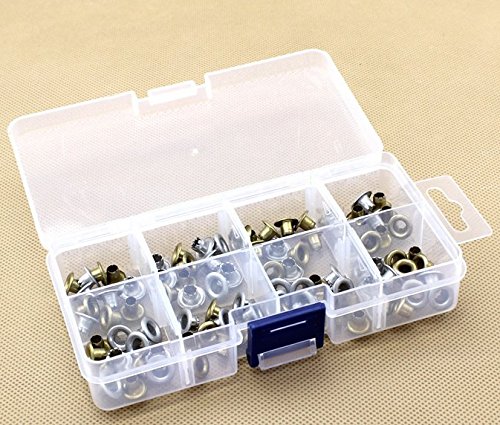 8 Grid Portable Clear Hard Plastic with Removable Dividers Art Craft Storage Container Jewelry Ring Earring Beads Sewing Pills Accessories Storage Organizer Box Case