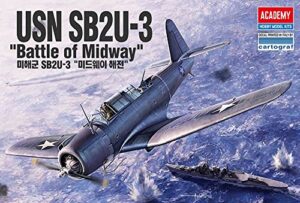 academy us navy usn sb2u-3 vindicator battle of midway plastic model kits 1/48 scale