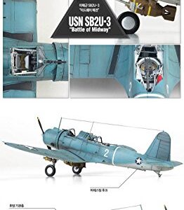 Academy US Navy USN SB2U-3 Vindicator Battle of Midway Plastic Model Kits 1/48 Scale