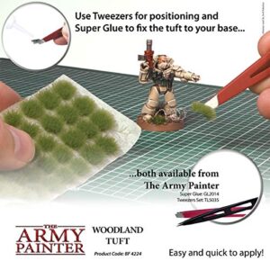 The Army Painter - Battlefield Tufts - Terrain Model Kit for Miniature Bases and Dioramas - Woodland Tuft - 77 Pcs 3, Sizes