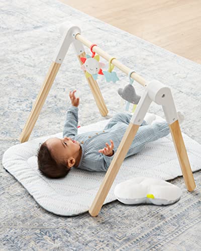 Skip Hop Wooden Baby Gym, Silver Lining Cloud Activity Gym