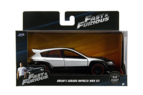 Fast & Furious 1:32 Brian's Subaru Impreza WRX STI Die-cast Car, Toys for Kids and Adults