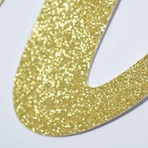 Bach & Boozy Palm Leaf Glitter Gold Banner, Bachelorette Party Banner, Bachelorette Decorations (Gold)