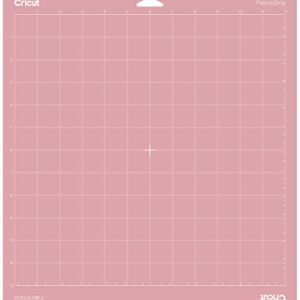 Cricut FabricGrip Adhesive Cutting Mat 12" x 12", High Density Fabric Craft Cutting Mat, Made of High-Quality Material to Withstand Increased Pressure. Use For Cricut Explore/Cricut Maker, (2 CT)