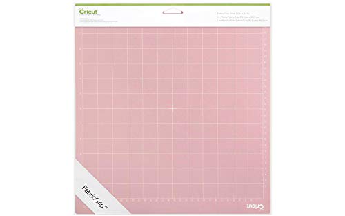 Cricut FabricGrip Adhesive Cutting Mat 12" x 12", High Density Fabric Craft Cutting Mat, Made of High-Quality Material to Withstand Increased Pressure. Use For Cricut Explore/Cricut Maker, (2 CT)