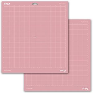 Cricut FabricGrip Adhesive Cutting Mat 12" x 12", High Density Fabric Craft Cutting Mat, Made of High-Quality Material to Withstand Increased Pressure. Use For Cricut Explore/Cricut Maker, (2 CT)