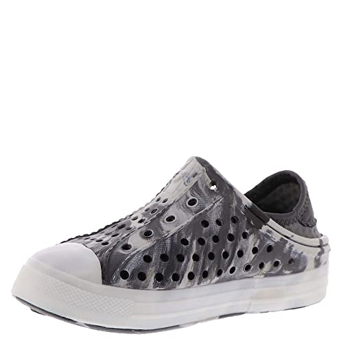 Skechers Baby Boy's Foamies Guzman Flash Marblized Slip-On 402021N (Toddler) Charcoal/Gray 9 Toddler M