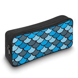 Mermaid Fish Scale Pencil Case Stationery Pen Pouch Portable Makeup Storage Bag Organizer Gift