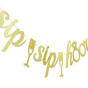 Sip Sip Hooray Bachelorette Party Banner - Cheap Wedding Bridal Shower Decor Mimosa Bar Bubbly Bar Champagne Engagement Party . Decors Supplies Props