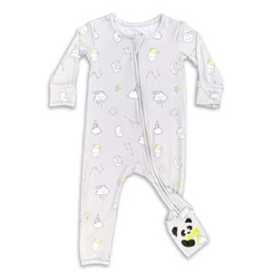 Constellation Grey Bamboo Convertible Footie 0-3 Months