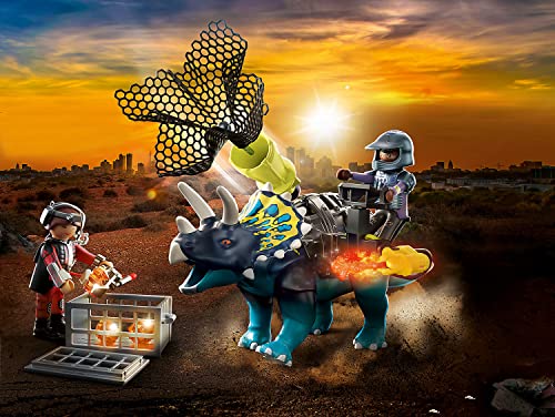 Playmobil Dino Rise Triceratops: Battle for The Legendary Stones