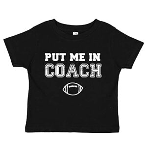 put me in coach future football player baby infant toddler tee shirt (assorted colors)