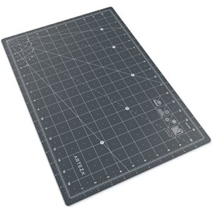 Arteza Self Healing Rotary Cutting Mat, 12"x18" with Grid & Non Slip Surface for Fabric, Paper, Vinyl, Plastic, Eco Friendly, Durable & Flexible, Great for Crafts, Quilting, Sewing, Scrapbooking