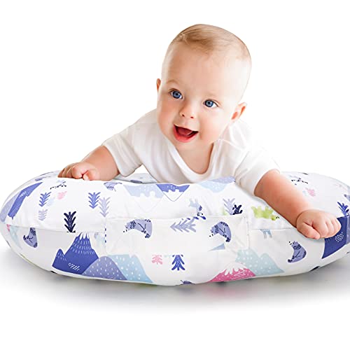 GFU Newborn Lounger Cover for Boys Girls, Removable Lounger Pillow Cover, Soft Snug Fitted Baby Lounger Slipcover(Lounger Pillow Not Included)