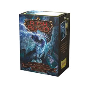 dragon shield sleeves – flesh and blood: azvolai 100 ct – mtg card sleeves are smooth & tough – compatible with pokemon & magic the gathering card sleeves