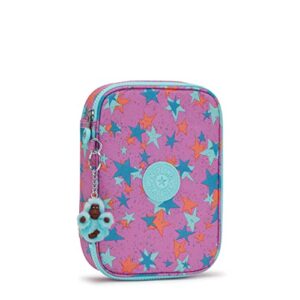 Kipling Womens WomenÂ’s 100 Pens Case, Organize Accessories, Art Supplies, Makeup, Polyester Travel Organi Printed Case, Starry Wonder, 8.25 L x 6 H 2 D US