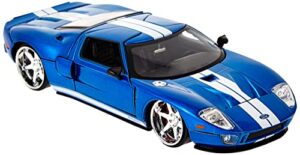 fast & furious 1:24 2005 ford gt die-cast car, toys for kids and adults