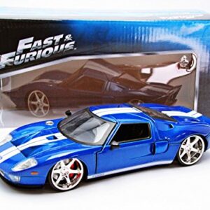 Fast & Furious 1:24 2005 Ford GT Die-cast Car, Toys for Kids and Adults