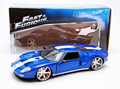 Fast & Furious 1:24 2005 Ford GT Die-cast Car, Toys for Kids and Adults