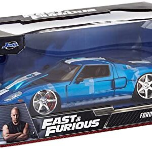 Fast & Furious 1:24 2005 Ford GT Die-cast Car, Toys for Kids and Adults