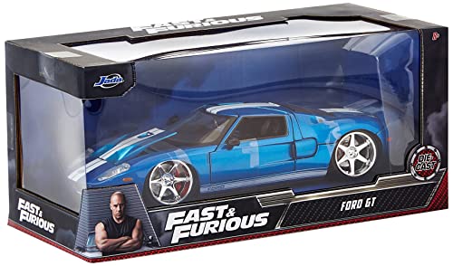 Fast & Furious 1:24 2005 Ford GT Die-cast Car, Toys for Kids and Adults