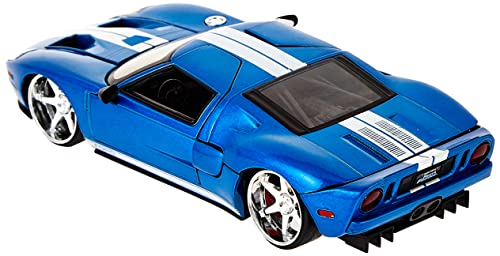 Fast & Furious 1:24 2005 Ford GT Die-cast Car, Toys for Kids and Adults