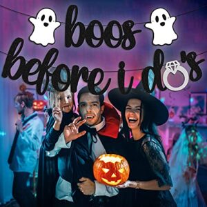 Levvcirki Boos Before I Do’s Banner Halloween Ghost Theme Men Women Girl Bachelorette Wedding Engagement Bridal Shower Party Decorations Supplie